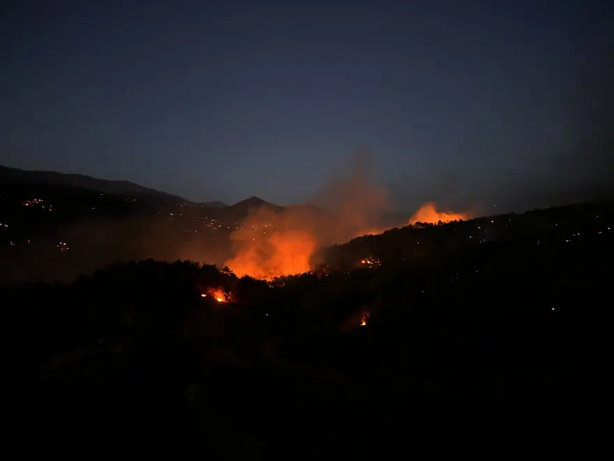 Manisa, Kahramanmaraş ve Antalya'da orman yangınları 12