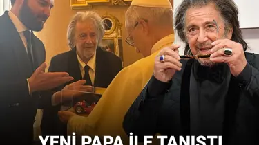Al Pacino, Papa Leo ile tanıştı