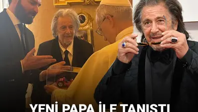 Al Pacino, Papa Leo ile tanıştı