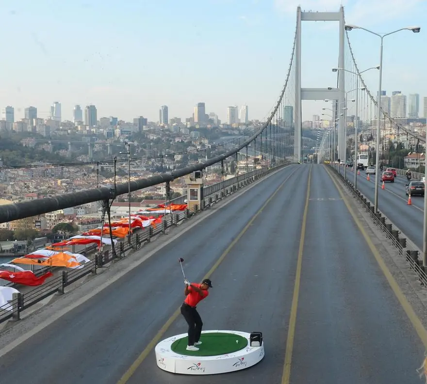 Tiger Woods'tan tarihi atış 4