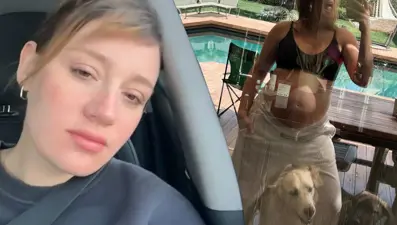 Gizem Karaca'dan yeni hamilelik pozları: Ağlama krizi var mesela