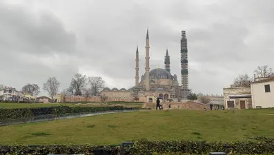 Edirne’de sağanak etkili oldu