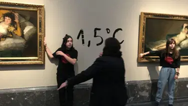 İklim aktivistleri, bu kez de Goya'nın tablolarını hedef aldı