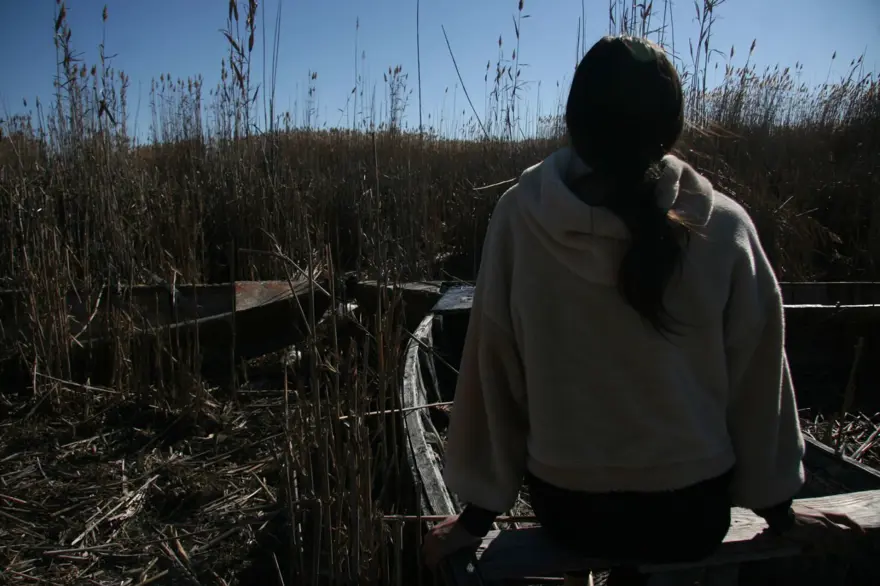 Eber Gölü'ndeki suların çekilmesiyle kayık mezarlığı oluştu 11