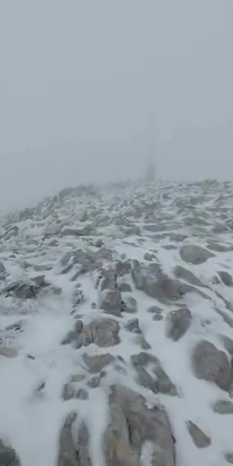 Kar erken geldi... Zirvede göz gözü görmüyor 2