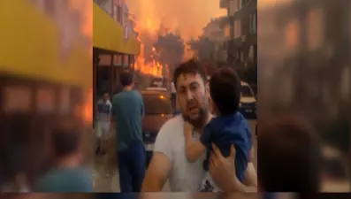 Alevlerden kaçış anını anlattı (NTV Özel haber)