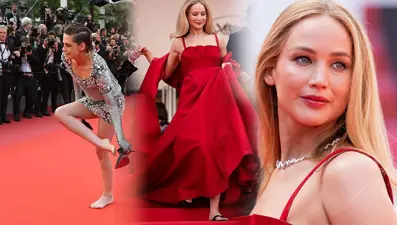 Jennifer Lawrence Cannes Film Festivali'nde neden terlik giydiğini açıkladı