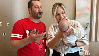 Kartal bebek 540 gram olarak doğdu: 114 gün beklediler