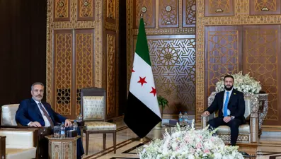 Bakan Fidan Suriye'de: Şara ile görüştü