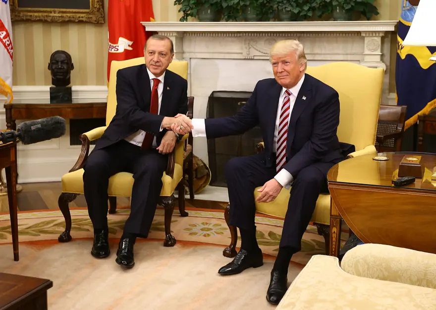 Erdoğan ve Trump ilk kez buluştu 4