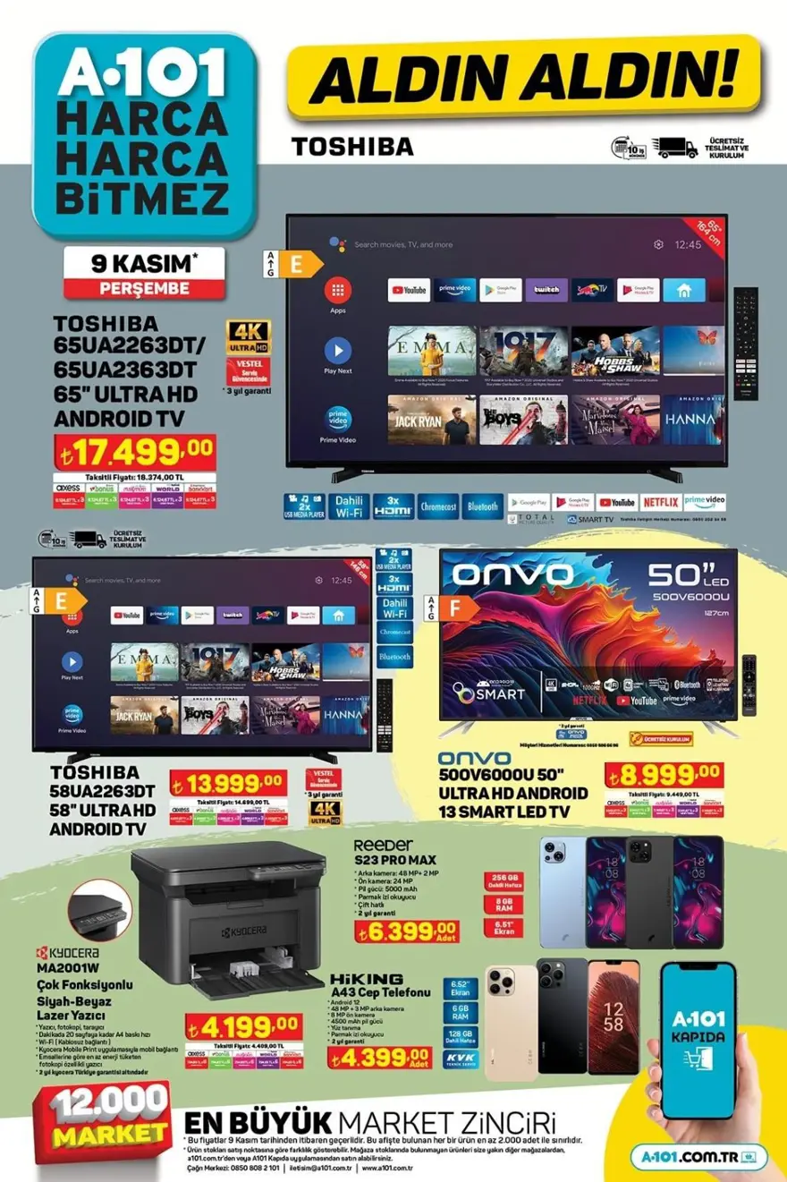 A101 marketten bu haftaya özel yeni indirimli ürünler listesi: Birçok üründe fırsat indirimi (9 Kasım A101 aktüel ürünler kataloğu) 3