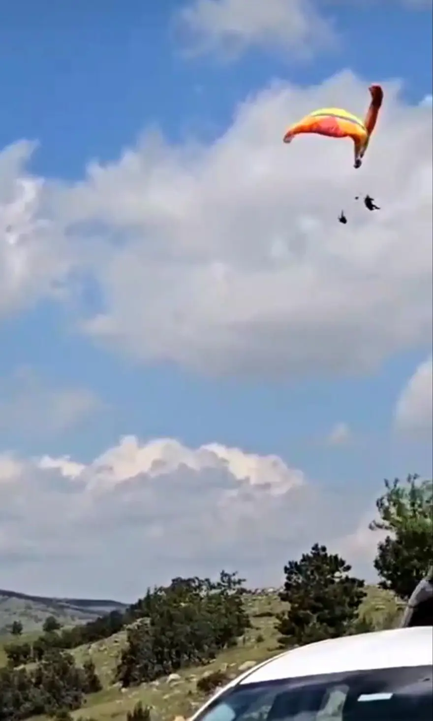 Yamaç paraşütü can aldı: Kazadan yeni görüntüler ortaya çıktı 1