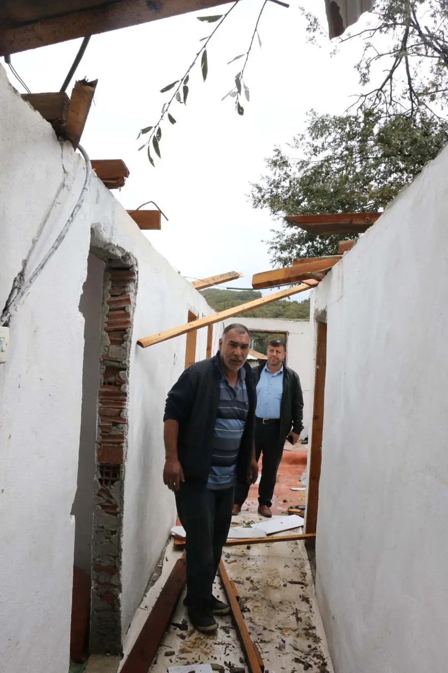 Bolu'da hortum: Ağaçlar devrildi, çatılar uçtu 4