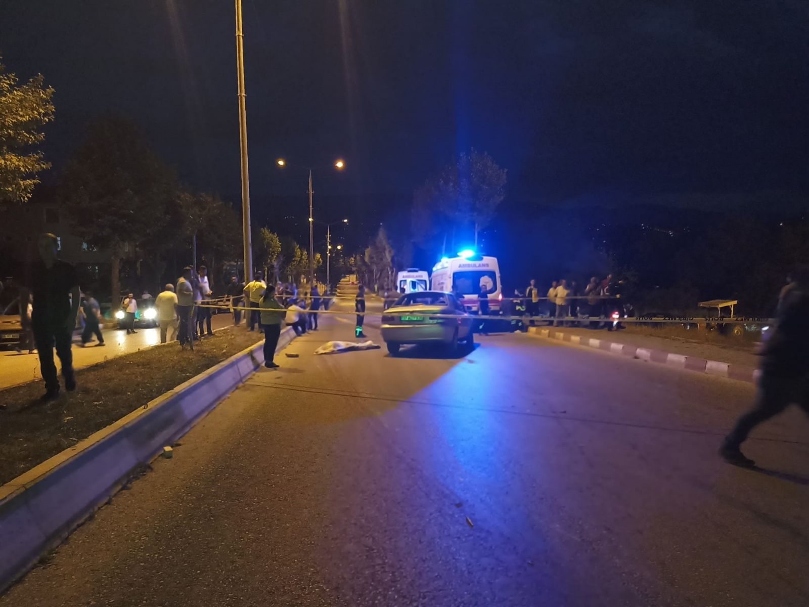 Takla atan otomobildeki sürücü yaşamını yitirdi