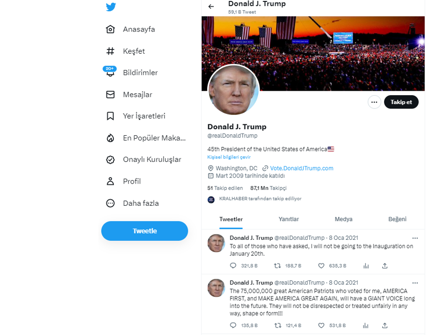 MUSK, TRUMP'IN TWİTTER HESABINI GERİ AÇTI 16