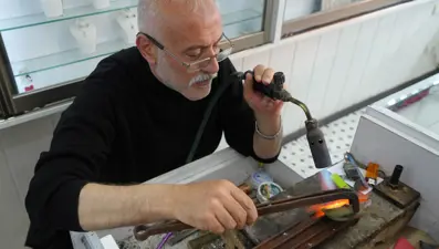 Bayburt'un tek ustası: Baba mesleğini çeyrek asırdır sürdürüyor