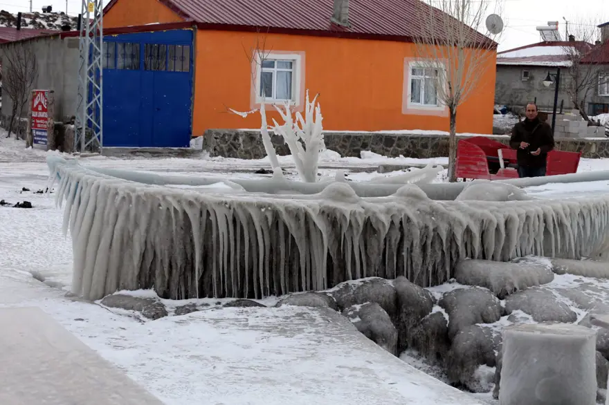 Antartika değil Çıldır Gölü: "Ağlayarak dondu" 11