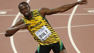 100 metrenin galibi 0,01 saniye farkla yine Usain Bolt