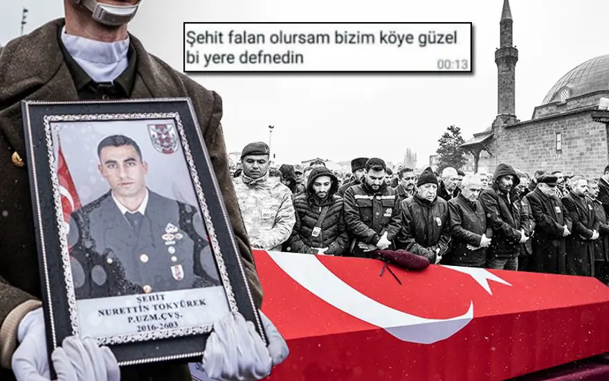 Şehit Tokyürek'e son veda: Vasiyeti yerine getirildi Şehit Tokyürek'e son veda: Vasiyeti yerine getirildi