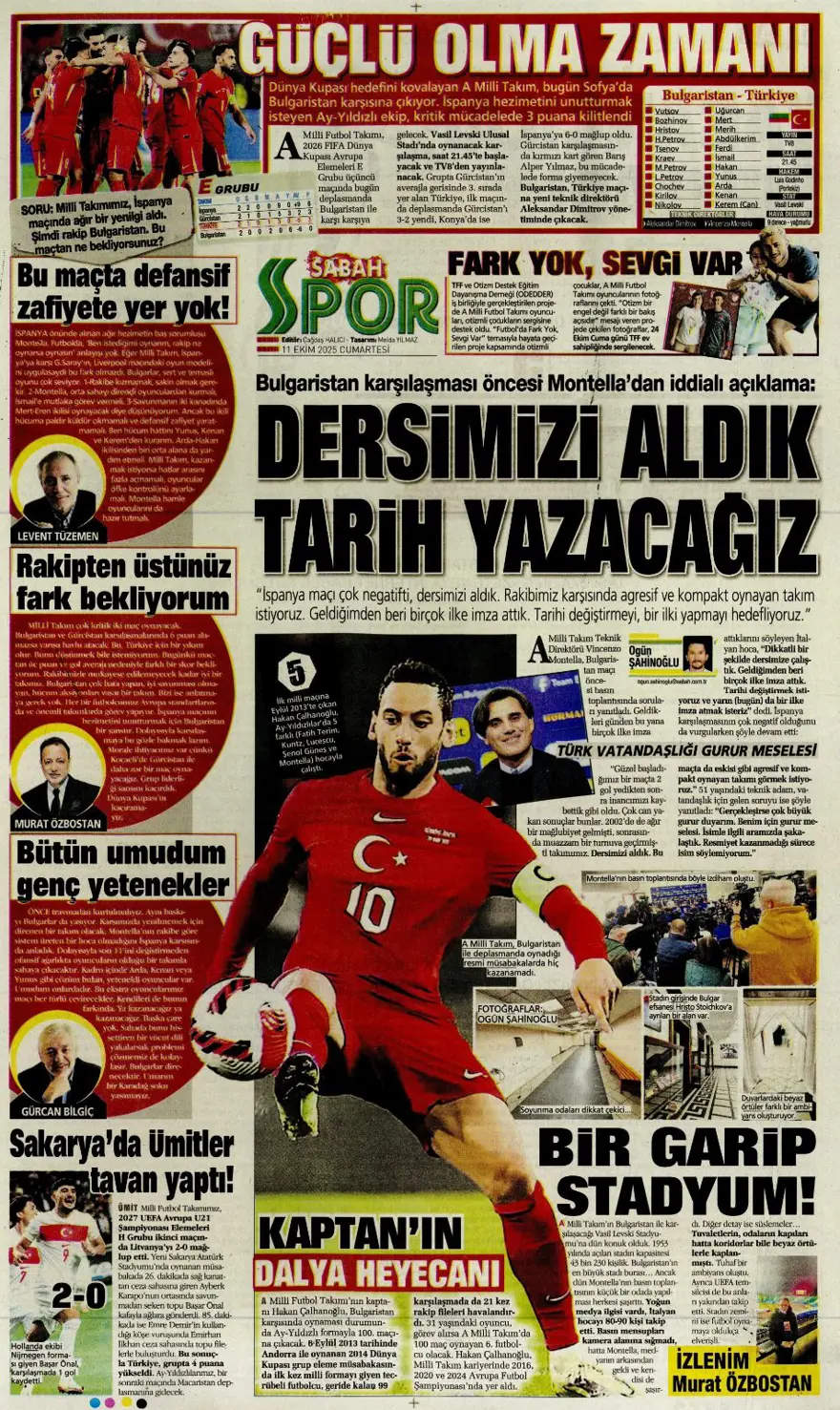 "Yeni destan vakti" (11 Ekim 2025 spor manşetleri) 17 "Yeni destan vakti" (11 Ekim 2025 spor manşetleri) 17