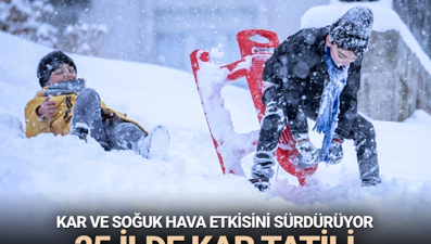 Okullar yarın tatil mi? 28 Şubat kar tatili olan iller listesi