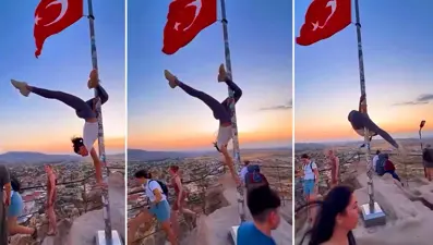 Nevşehir'deki bayrak direği videosuna soruşturma