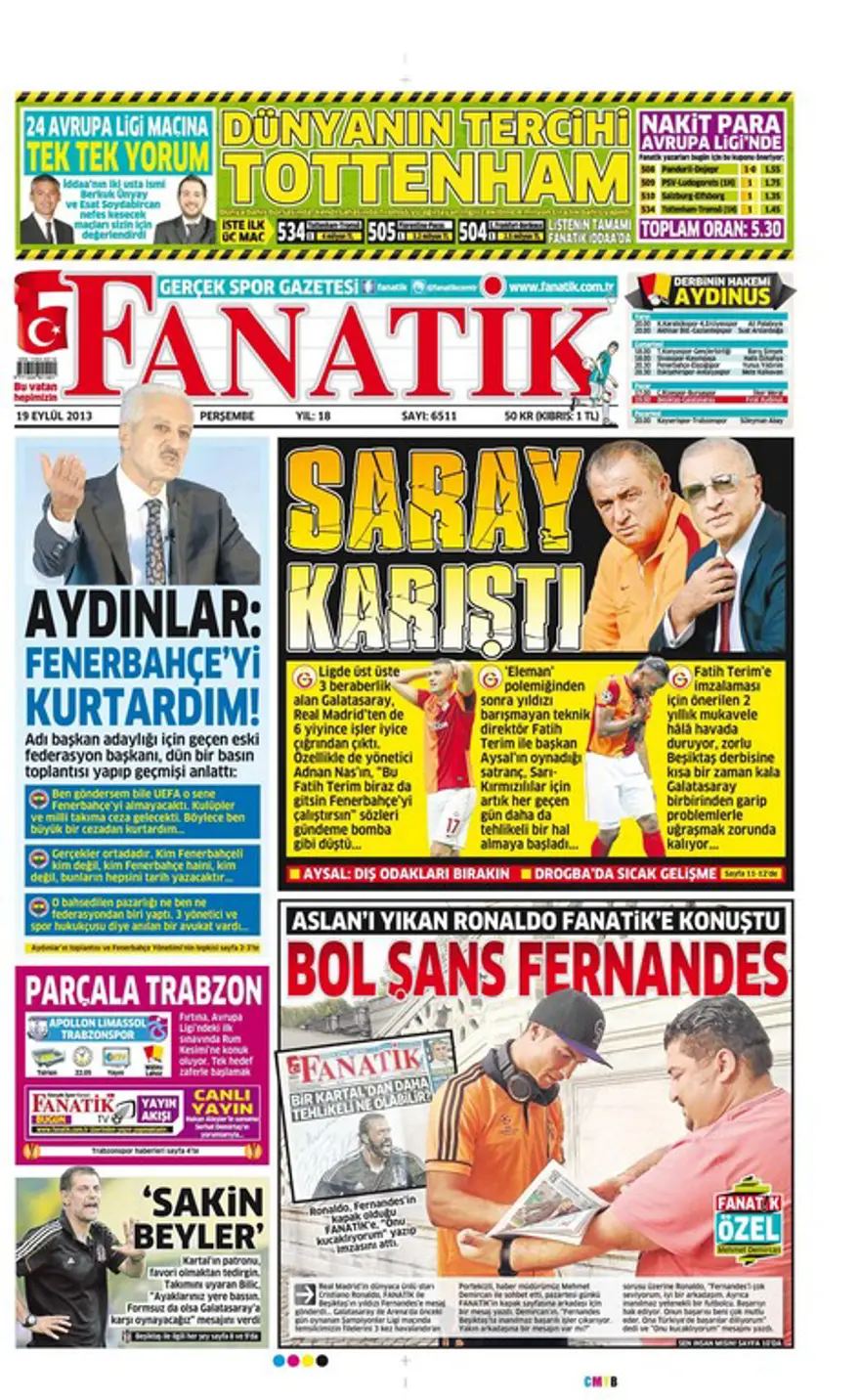 Günün Manşetler- 19 Eylül 2013 20