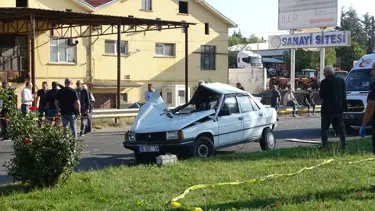 Kütahya'da feci kaza: 1 ölü, 9 yaralı