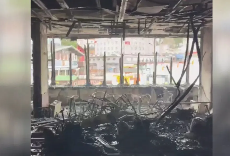 YANAN OTELİN İÇİNDEN İLK GÖRÜNTÜLER 11