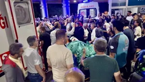 Sacda ekmek pişirilirken benzin bidonu patladı: 6 yaralı