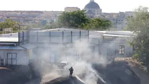 Roma'daki ünlü film stüdyolarında yangın