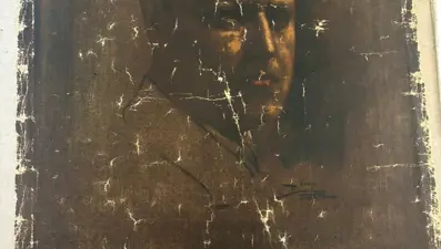 Ressam Lazar Binenbaum'a ait Benito Mussolini tablosu Türkiye'de satışa çıktı