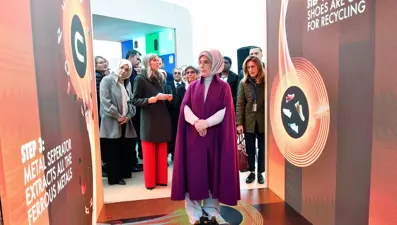 Emine Erdoğan'dan BM'deki Sıfır Atık sergisine ziyaret