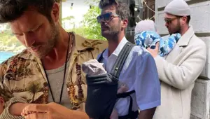 Kıvanç Tatlıtuğ ile oğlu Kurt Efe'den yeni pozlar