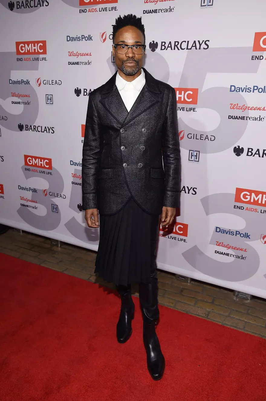 91. Oscar Ödülleri (Oscar 2019) kırmızı halısında elbise-smokin (Billy Porter'ın Cindrella smokini) 12