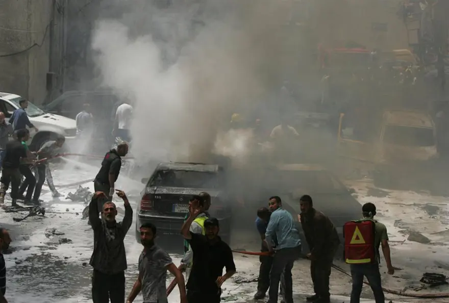 Hizbullah'ın kalesine bombalı saldırı 8 Hizbullah'ın kalesine bombalı saldırı 8