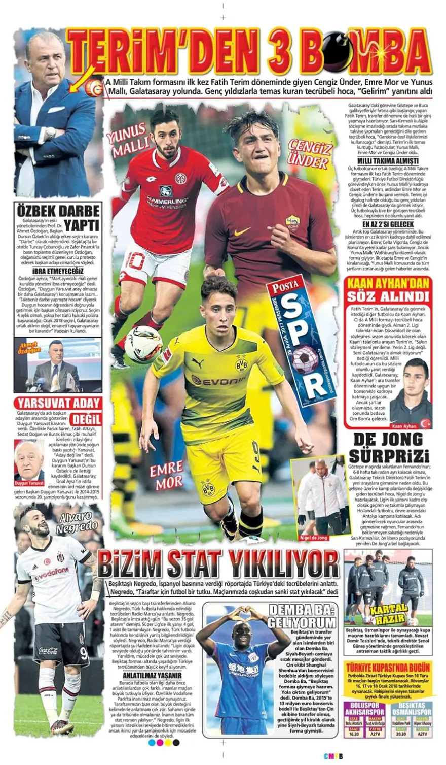 Günün spor gazeteleri (28 Aralık 2017) 16