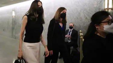 Angelina Jolie önce Beyaz Saray'a sonra Birleşmiş Milletler'e gitti