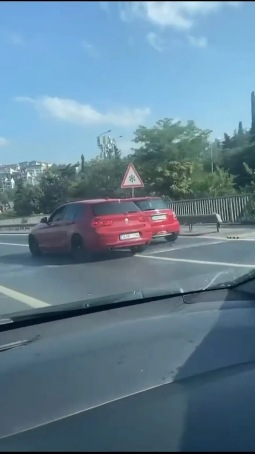 15 Temmuz Şehitler Köprüsü üzerinde sürücülerin tehlikeliinatlaşması 4