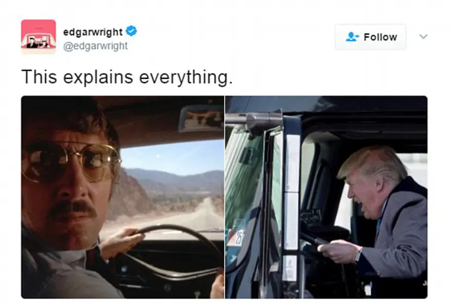 Trump TIR şoförü oldu 6