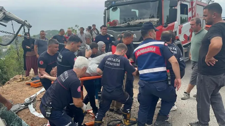 Antalya'da hafriyat kamyonu dehşeti: Bir ölü, bir yaralı 2