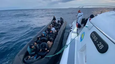 Kuzey Ege'de 72 düzensiz göçmen yakalandı