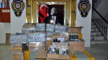 Edirne'de 5 bin 346 kaçak cep telefonu ele geçirildi