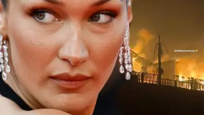 Bella Hadid'in çocukluğunun geçtiği ev küle döndü