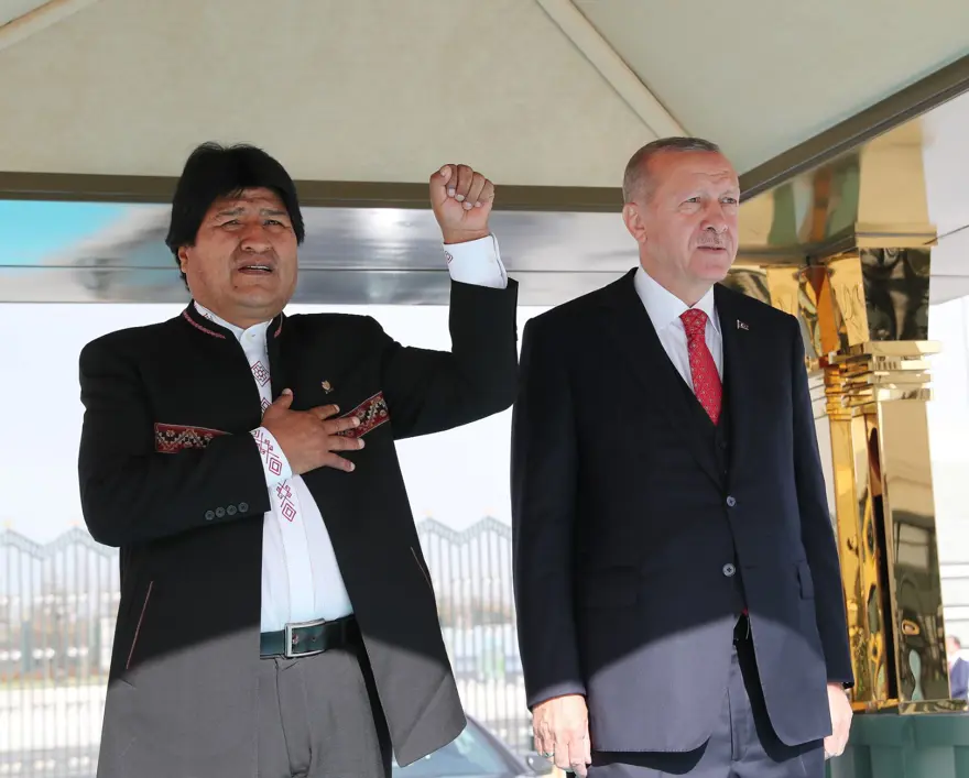 Bolivya lideri Morales Ankara'da 21