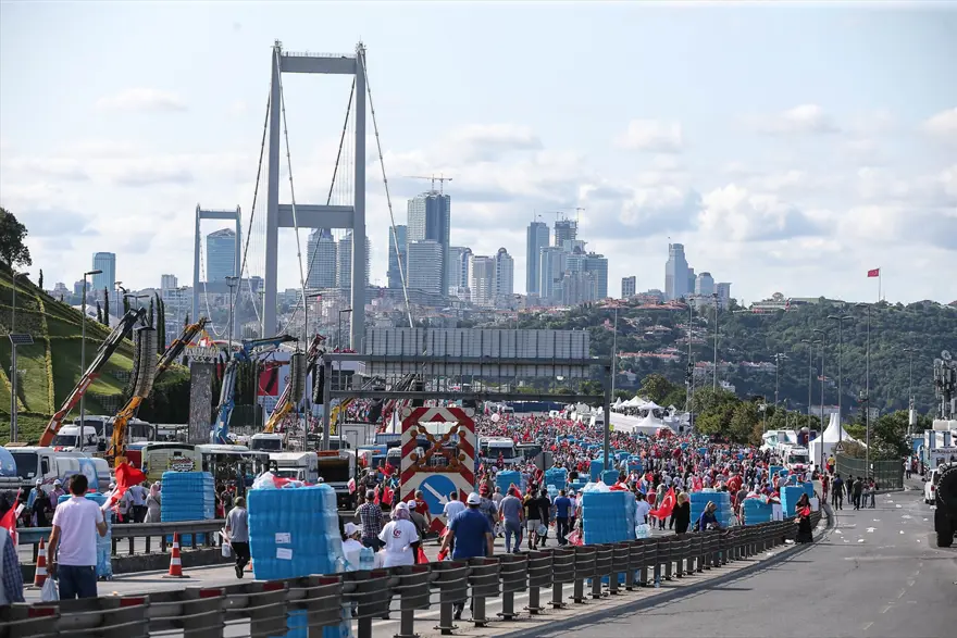 Köprüde Milli Birlik Yürüyüşü 48 Köprüde Milli Birlik Yürüyüşü 48