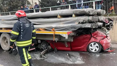 D-100’de korkunç kaza: 1 kişi feci şekilde can verdi