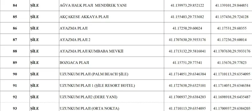 İstanbul'da denize girilecek yerler: İlçe ilçe denize girilecek plajlar listesi (İstanbul Valiliği 96 yeri açıkladı) 11 İstanbul'da denize girilecek yerler: İlçe ilçe denize girilecek plajlar listesi (İstanbul Valiliği 96 yeri açıkladı) 11