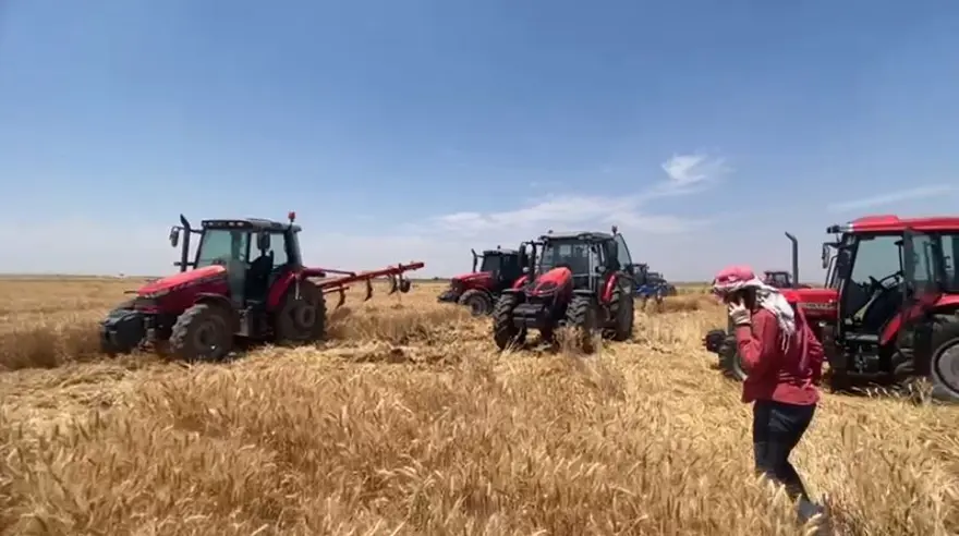 Mardin'de traktör ve trafoları ateşe verdiler 2