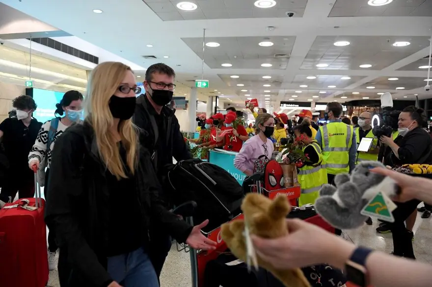 Avustralya sınırlarını iki yılın ardından yeniden açtı 13 Avustralya sınırlarını iki yılın ardından yeniden açtı 13